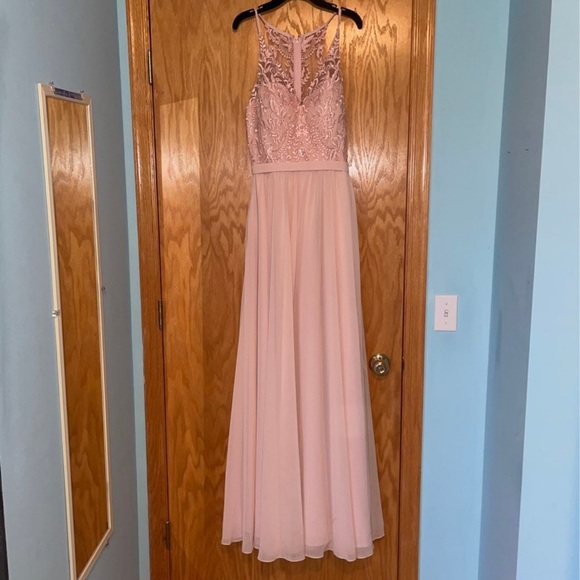 Kennedy Blue | Blush Pink | Jasmine Beaded Bridesmaid Dress - Picture 12 of 12